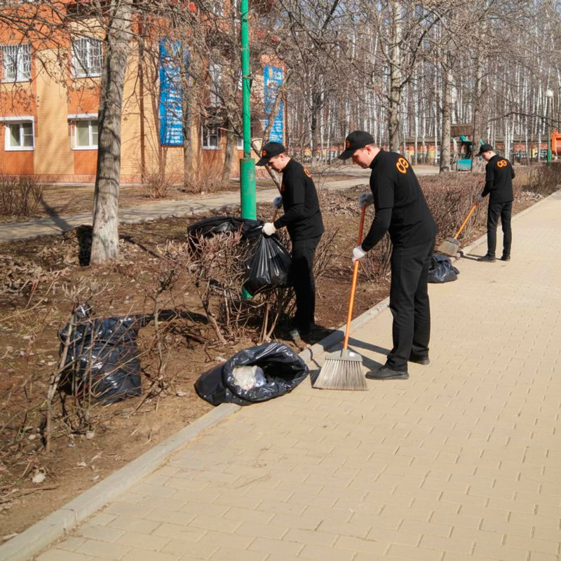 Уборка территории  в Тольятти